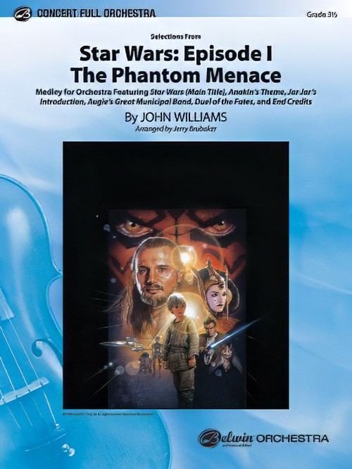 Star Wars: Episode I The Phantom Menace, Selections from (Full Orchestra - Score and Parts)