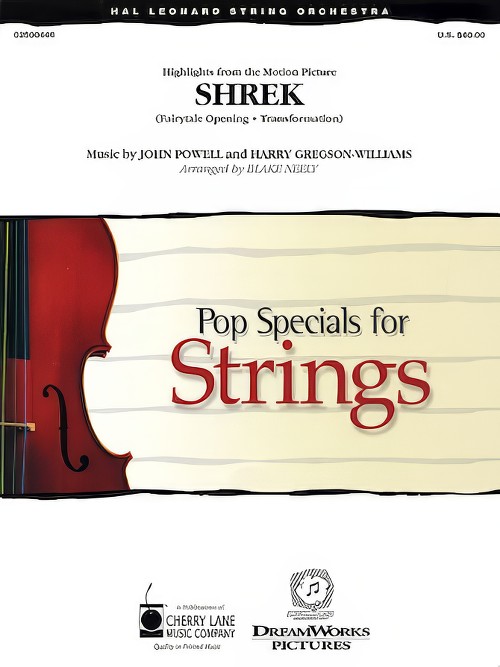 Shrek, Highlights from (String Orchestra - Score and Parts)