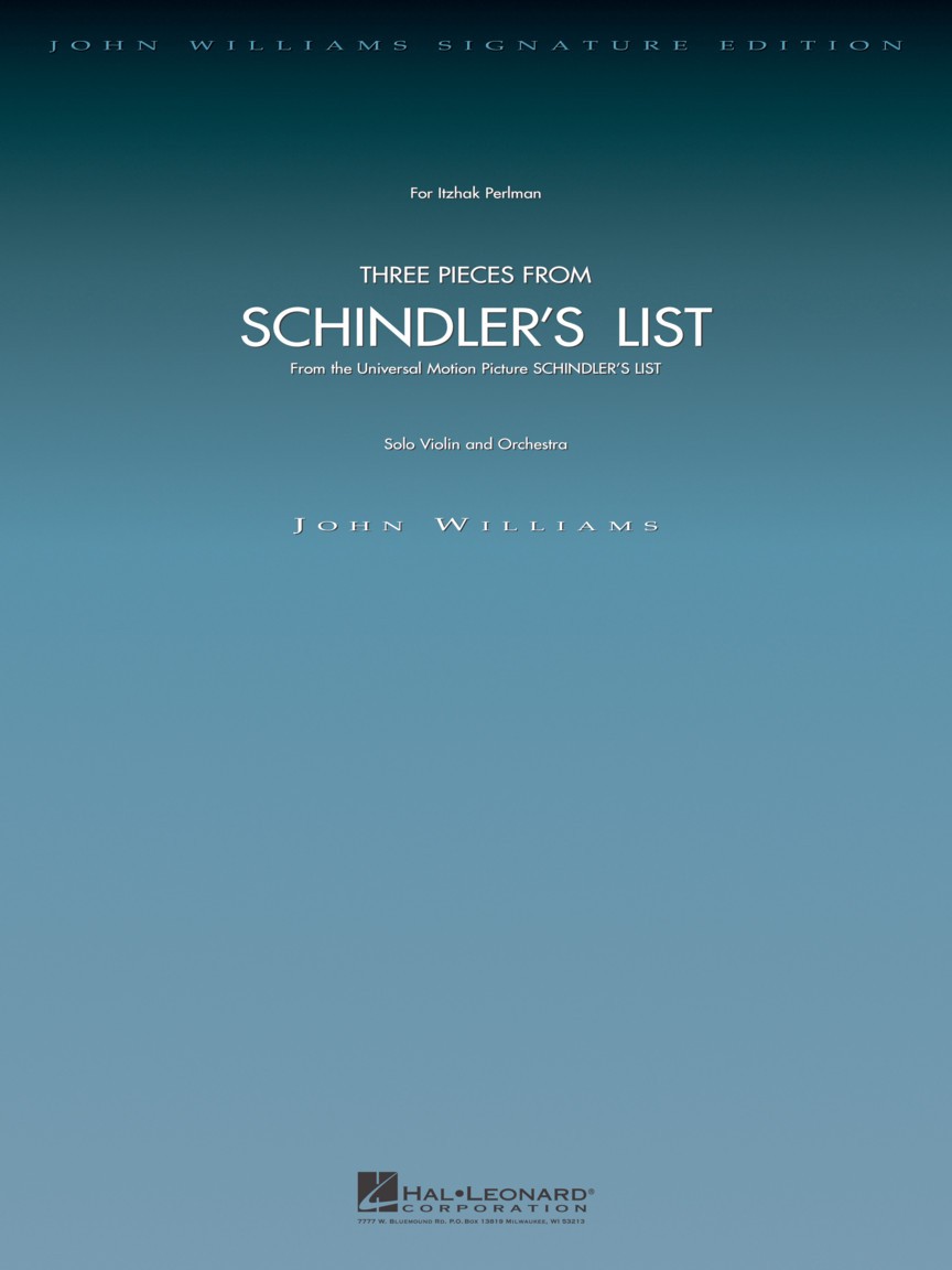 SCHINDLER'S LIST (Three Pieces from) (John Williams Signature Edition)