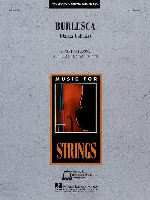 Burlesca (Danza Cubana) (String Orchestra - Score and Parts)