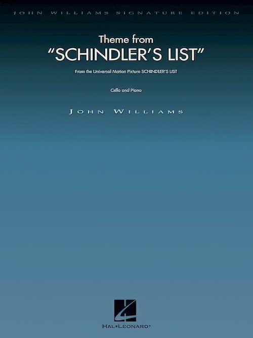 Schindler's List, Theme from (John Williams Cello Solo with Piano Reduction)