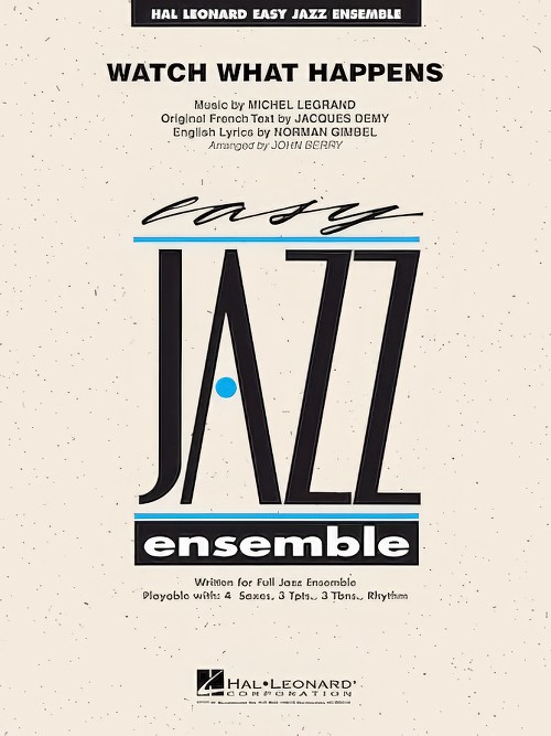 Watch What Happens (Jazz Ensemble - Score and Parts)