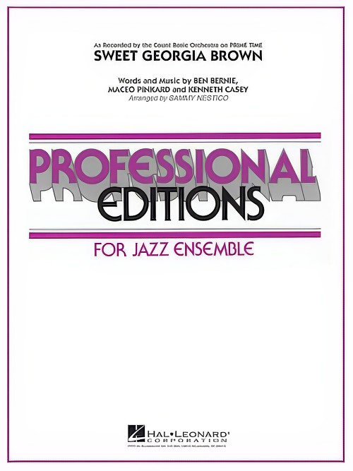 Sweet Georgia Brown (Jazz Ensemble - Score and Parts)