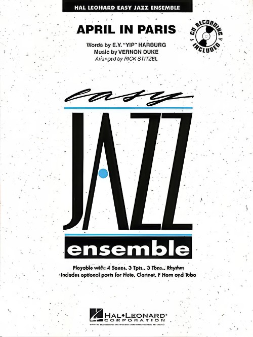 April in Paris (Jazz Ensemble - Score and Parts)