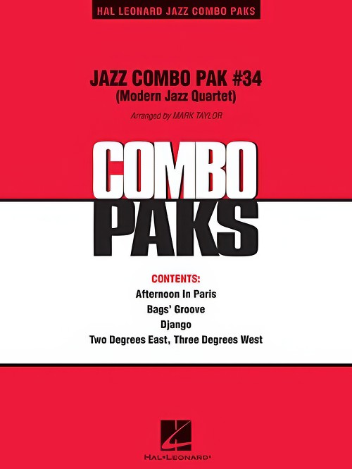 Jazz Combo Pak No.34 (Modern Jazz Quartet) (Jazz Combo - Score and Parts)