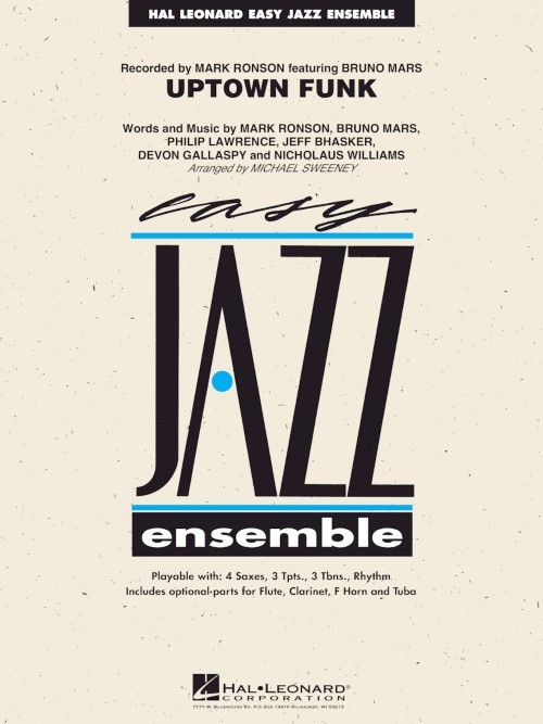 Uptown Funk (Jazz Ensemble - Score and Parts)