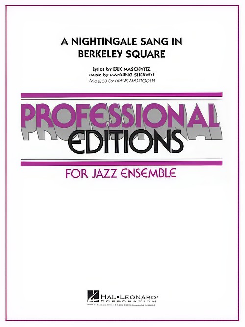 A Nightingale Sang in Berkeley Square (Jazz Ensemble - Score and Parts)