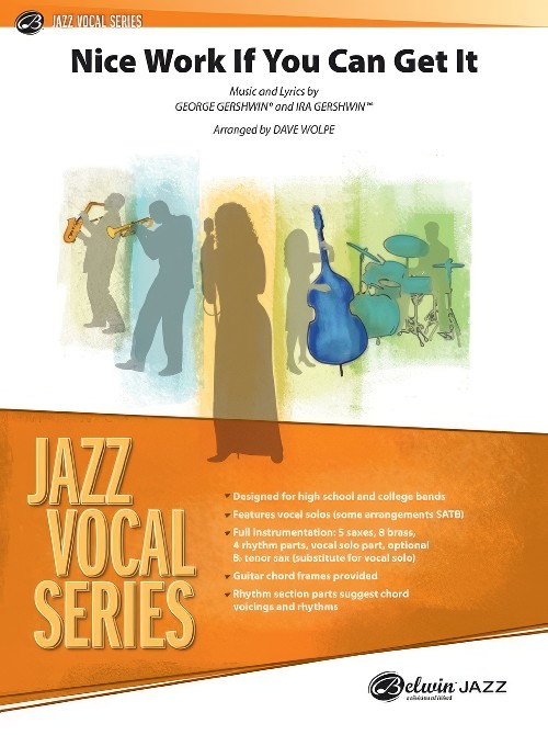 Nice Work If You Can Get It (Vocal Solo with Jazz Ensemble - Score and Parts)