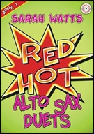 RED HOT ALTO SAX DUETS Book 1 (AA Saxophone Duet)