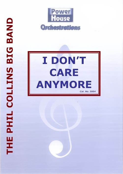 I Don't Care Anymore (Big Band - Score and Parts)