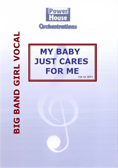 My Baby Just Cares for Me (Vocal Solo with Big Band - Score and Parts)