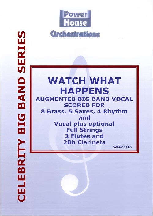 Watch What Happens (Vocal Solo with Augmented Big Band - Score and Parts)