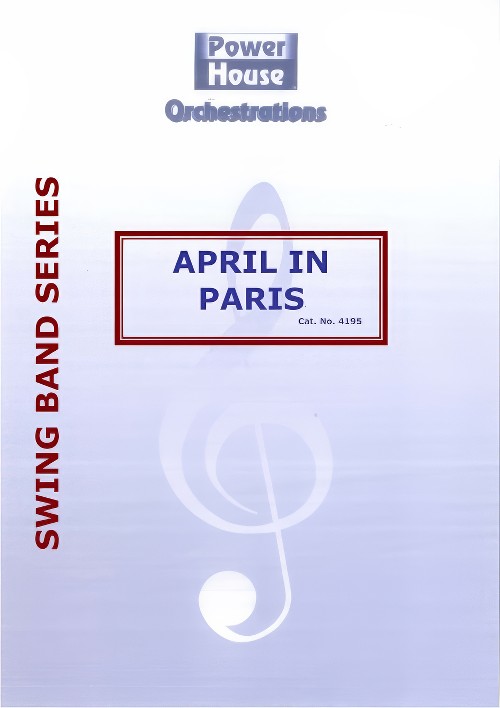 April in Paris (Vocal Solo with Big Band - Score and Parts)