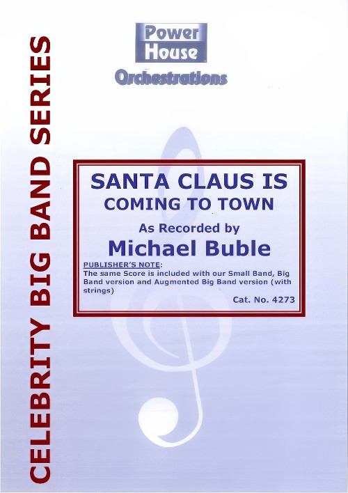 Santa Claus is Coming to Town (Vocal Solo with Big Band - Score and Parts)