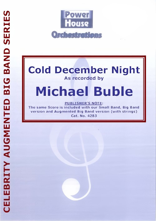 Cold December Night (Vocal Solo with Augmented Big Band - Score and Parts)