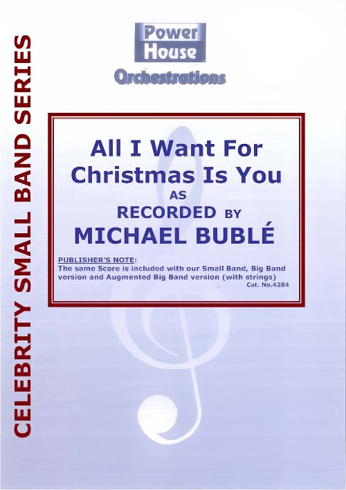 All I Want for Christmas is You (Vocal Solo with Small Band - Score and Parts)