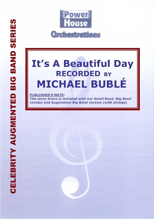 It's a Beautiful Day (Vocal Solo with Augmented Big Band - Score and Parts)