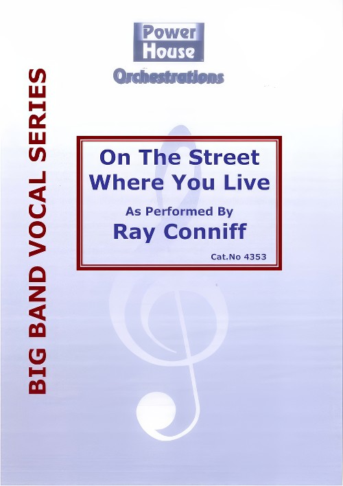 On the Street Where You Live (Vocal Solo with Big Band - Score and Parts)