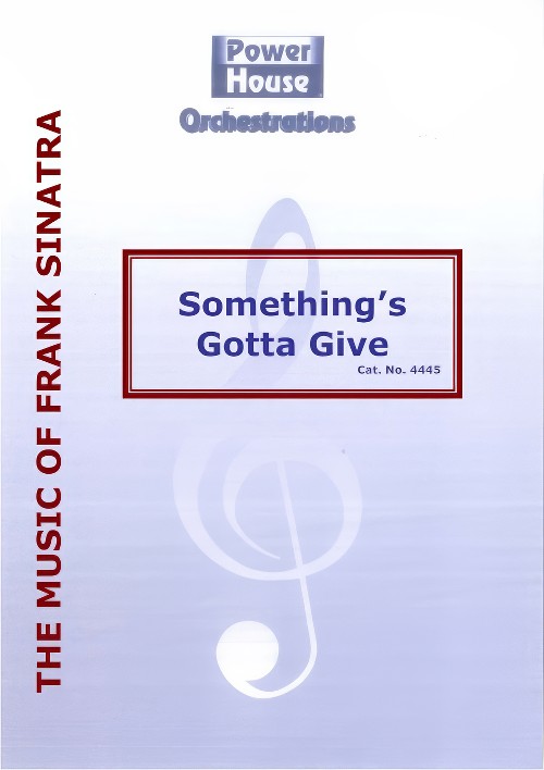 Something's Gotta Give (Vocal Solo with Big Band - Score and Parts)