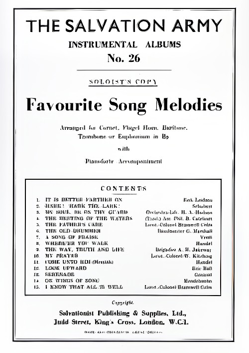 Instrumental Album No.26 - Favourite Song Melodies