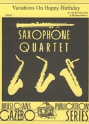 VARIATIONS ON HAPPY BIRTHDAY (SATB/AATB Saxophone Quartet)