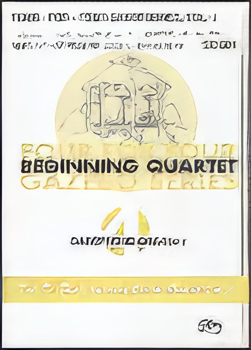 FOUR-FOR-FOUR SAXOPHONES Vol.1 (AATB/AAAT/ AATT/AAAB) Beginning Saxophone Quartet)