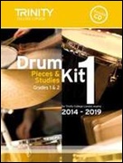 TRINITY DRUM KIT PIECES & EXERCISES Book 1 Grades 1-2 (Book & CD)