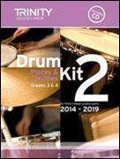 TRINITY DRUM KIT PIECES & EXERCISES Book 2 Grades 3-4 (Book & CD)