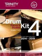 TRINITY DRUM KIT PIECES & EXERCISES Book 4 Grades 7-8 (Book & CD)