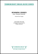 Humming Chorus (from Madam Butterfly) (Flugel Quartet with Brass Band - Score and Parts)