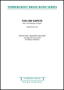 Voi Che Sapete (from The Marriage of Figaro) (Euphonium Solo with Brass Band - Score and Parts)