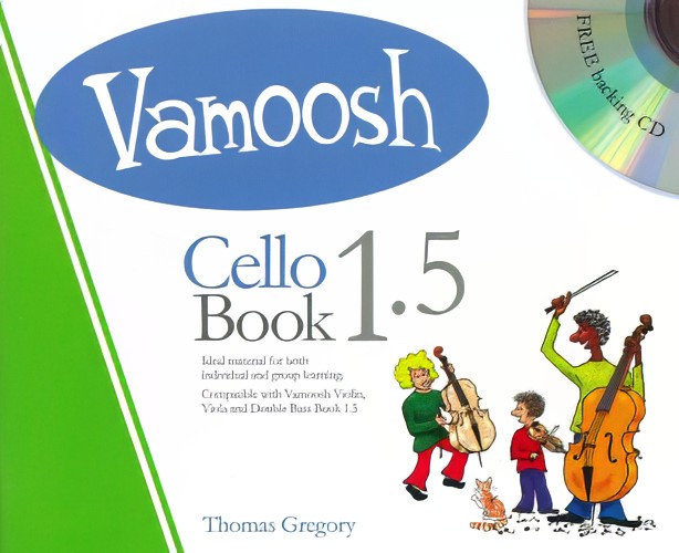 Vamoosh Cello Book 1.5 (Cello Book and CD)