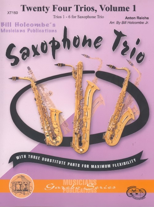 Twenty Four Trios Vol.1 (Trios 1-6) (Saxophone Trio - Score and Parts)